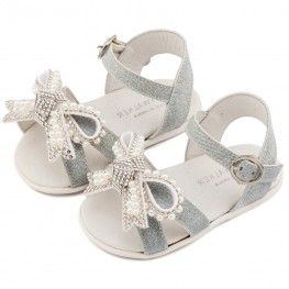 BabyWalker Bαπτιστικά παπούτσια κορίτσι PRI2655 ασημί